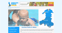 Desktop Screenshot of caravanparkswales.org.uk